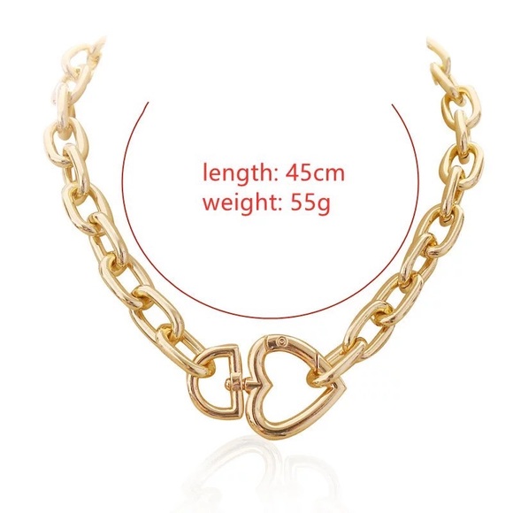 Zara Openable Heart Gold Chain Chocker Necklace Zara Logo Charm - Picture 6 of 16